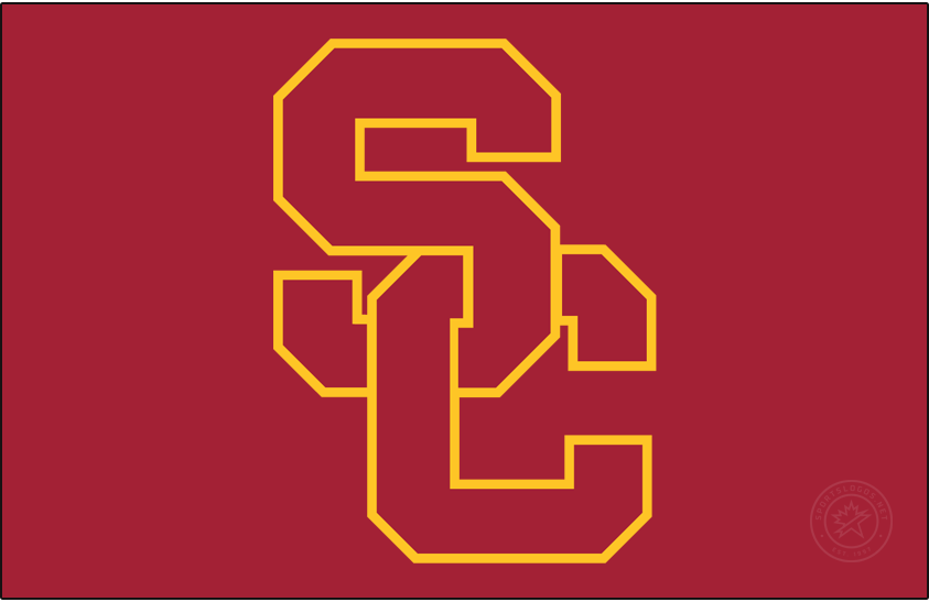 Southern California Trojans 1993-2001 Primary Dark Logo diy DTF decal sticker